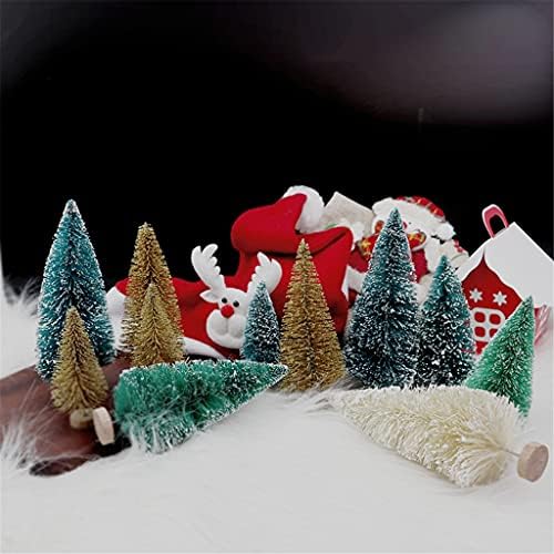 Uxzdx cujux מיני עץ חג המולד סיסל סיסאל משי קישוטי ארז