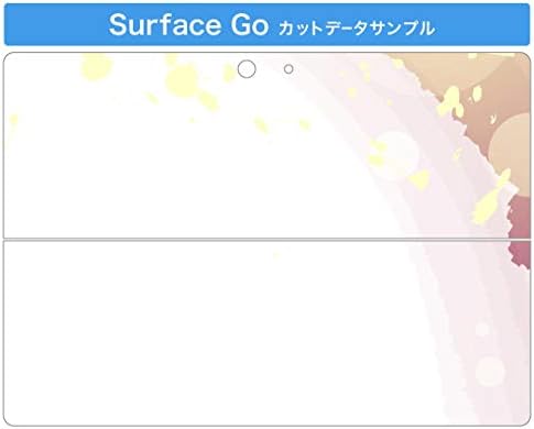 כיסוי מדבקות של Igsticker עבור Microsoft Surface Go/Go 2 עורות מדבקת גוף מגן דק במיוחד 001904 צבע פשוט סגול צבע פשוט