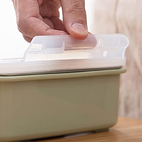 קופסאות בנטו של Szyawbdh נירוסטה קופסת שמירה טרייה למטבח, מכניסים מים רותחים בקופסה החיצונית כדי לחמם את האוכל