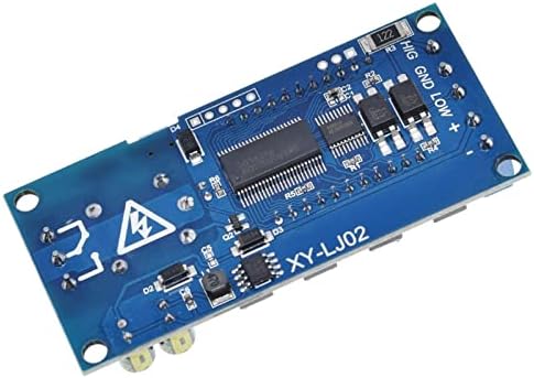קניד 6-30V מיקרו USB דיגיטלי LCD דיגיטלי תצוגה זמן עיכוב ממסר מודול מודול טיימר בקרה מתג מחזור מחזור מחזור XY-LJ02 1PCS