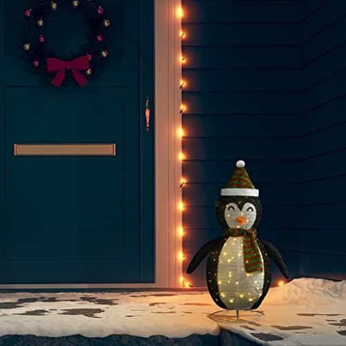 פינגווין שלג של שלג דקורטיבי של מטאלד דמות בודר יוקרה בודר 2 רגל
