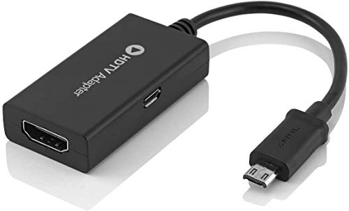 Cysingc MHL 11 פינים מיקרו USB ל- HDMI מתאם כבלים עם פלט שמע וידאו 1080p וידאו עבור Samsung Galaxy S3 S4 S5,