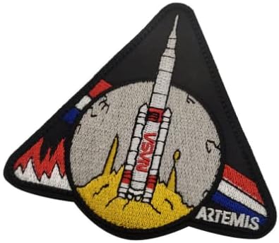 NASA ארטמיס טלאי רקמה צבאי טקטי טקטי טלאי טלאי סמל טלאי וו אפליקציות לאביזרי תרמיל בגדים
