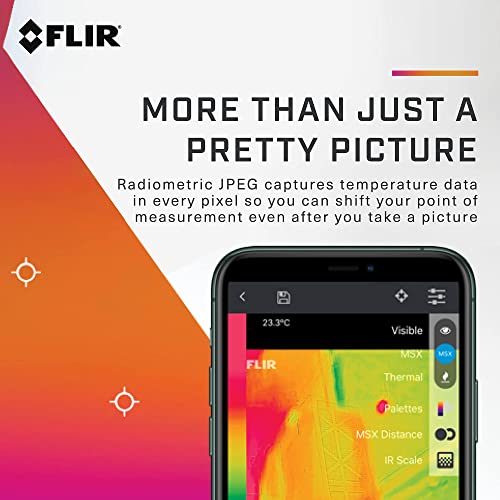 מצלמת הדמיה תרמית של Flir One Pro ו- One Pro - iOS - מצלמה תרמית של כיתה מקצועית לסמארטפונים - עם טכנולוגיית שיפור