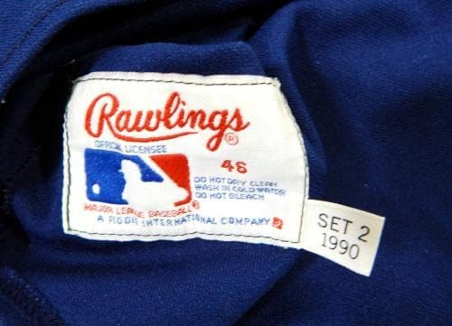 1990 יוסטון אסטרוס סקוט סרוויס 9 משחק נעשה שימוש בתרגול חבטות חיל הים 46 - משחק גופיות MLB משומשות