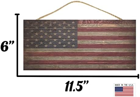דגל כפרי דגל כפרי עיצוב בית תלייה שלט קיר קישוט דגל אמריקאי פטריוטי ארהב