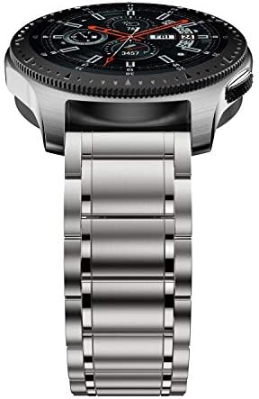 Baihui 22 ממ להקות צפייה תואמות ל- Galaxy Watch 3 45 ממ להקות/Galaxy Watch 46 ממ/Gear S3 Frontier/Classic,