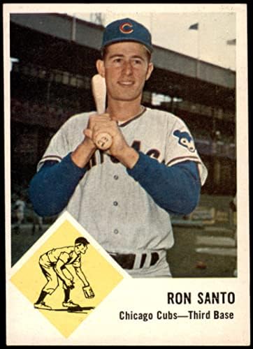 1963 Fleer 32 Ron Santo Chicago Cubs Ex/MT Cubs