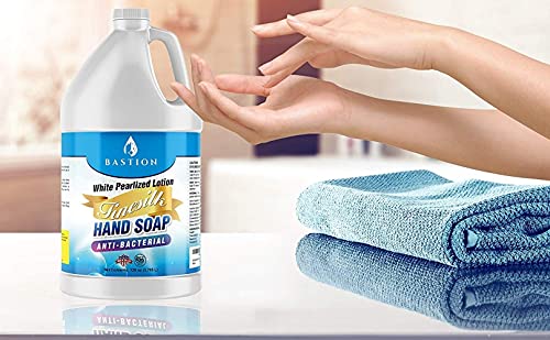 סבון יד נוזלי של קרם פנינה אנטיבקטריאלית פיננסילקית: כד מילוי בתפזורת. PH מאוזן אולטרה-חוזק. מיוצר בארהב
