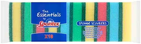 Spontex Essentials Sponge Spores - 12 חבילות של 10