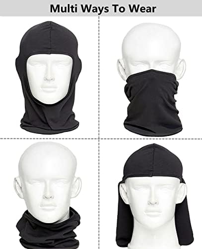 מסכת ראש סקי מסכת ראש סקי מסיכת פנים מלאה מכסה פנים אטום לרוח שמש הגנת UV הגנת צעיף גברים נשים חיצוניות