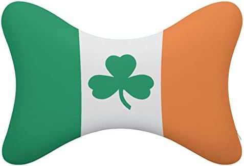 שמרוק תלתן אירלנד דגל 2 יחידות צוואר רכב כריות נושמות כרית ראש רכב נשימה כרית מושב מכונית נוחה כרית מתאימה לכל