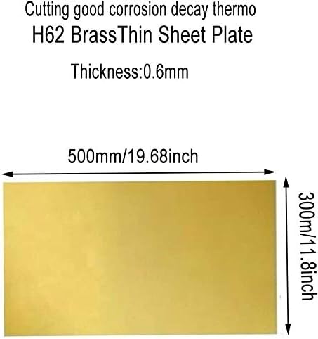 אמקי פליז צלחת פליז גיליון זהב סרט רדיד צלחת ח62 עשה זאת בעצמך ניסוי גיליון עובי 0.6 ממ, רוחב 300 ממ, ארוך 500 ממ/19. 68