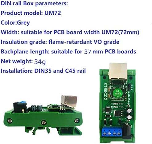 RS485 Modbus RTU TCP לרשת Ethernet UDP UDP TCP שרת לקוח MQTT Converter Serial Port Server עבור PLC PTZ Camera