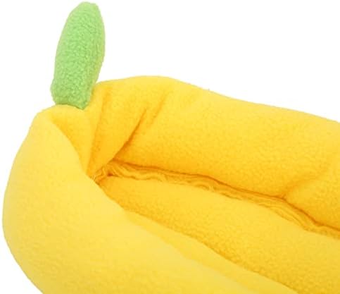 OKJHFD אוגר קנים חמים בננה רכה חמודה חמוד מחמד קטן כותנה מיטת מיטת גינאה חזיר גינאה גינאה גינאה מחבוא משחק שינה,