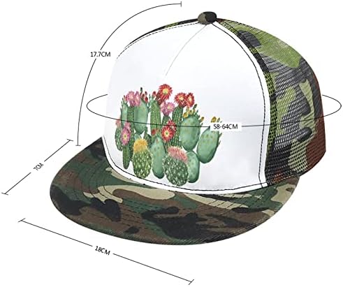 אופונטיה בוטניקה בייסבול כובע בציר סנאפבק כובע מתכוונן רשת אבא כובע לגברים נשים