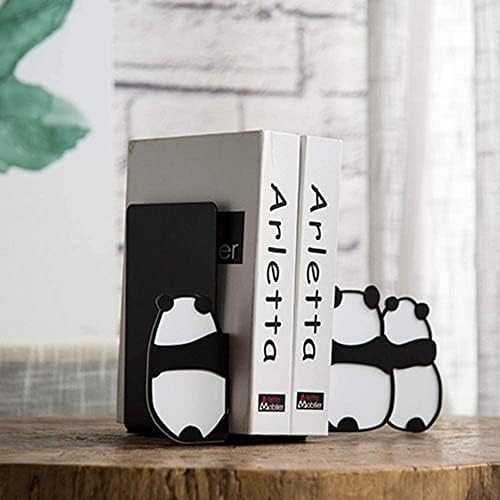 Nianxinn Creative Metal 3 Panda Shape Bookend מגזין מדף סלון ארון טלוויזיה ארון חדר שינה מלון בית קפה חנות ספרים של