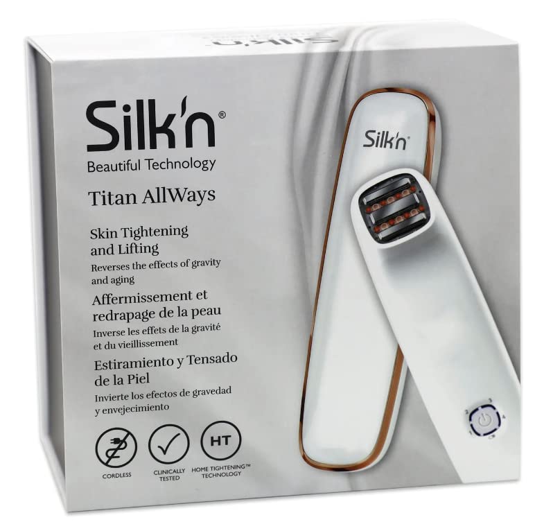 טיטאן משי - מכשיר הידוק עור נגד הזדקנות - כלי טיפוח עור נגד קמטים להצערה - נקודת גיל ומסיר קו עדין לפנים - FDA מנוקה