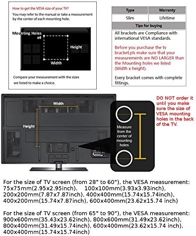 CK Global Global Profile Tilt Tilt Wall Slacket עם רמת רוח מובנית עבור LG TV TV 32 אינץ 'דגם: 32LN5300.