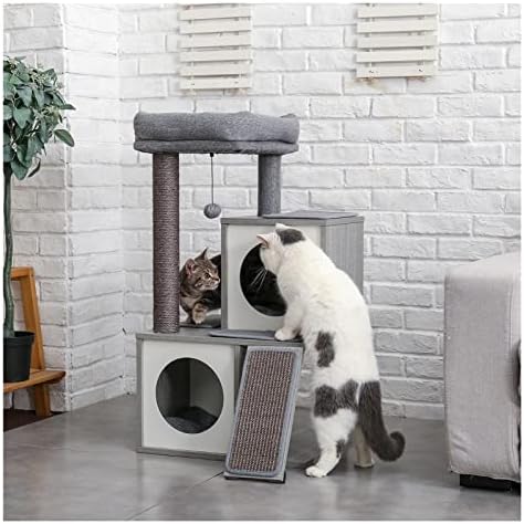 וולנוטה חתול עץ חתול מגדל עם סיסל גרוד לוח עבור מקורה חתולי חתול דירה קיטי לשחק בית