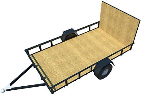 קרוואן כלי עזר מתכנן DIY מוביל מטען דשא 6 'x 10' בנה משלך