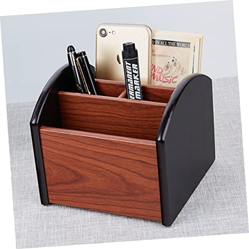 קבילוק עץ עט מחזיק מעמד שולחן עבודה קופסות אחסון מדפי בית אחסון מתלה שולחן אחסון מיכל אחסון מדפי מדפי עט אחסון