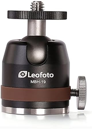 Leofoto MT-02 + MBH-19 MINI שולחן חצובה וראש כדור לצילומי DSLR ו- iPhone