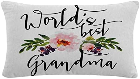 העיצוב הטוב ביותר של סבתא זורקים כרית לזרוק עיצוב חדר שינה ביתי, 12 'x 20' 'סבתא משמעות כרית, מתנת סבתא מצחיקה,