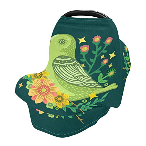 כיסויי מושב של מכונית לתינוק של פרח צבעוני - רישום לתינוקות חייבים להיות, חופה של מושב רב -שימושי, לבנים ובנות מתנה