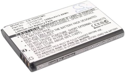 קמרון סינו 1050mAh סוללה תואמת ל- AIPTEK MINI PocketDV M1, Mini PocketDV 8900, VideoSharier VS1, PocketDV T290 ואחרים