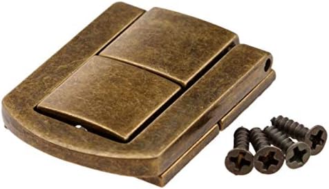 דלת Hasp Latch 1pc עתיק ברונזה/מנעול וינטג 'זהב עתיק ברונזה תכשיטים קופסת חזה קופסת קופסת אבזמי Hasp Latch Catch Clasp