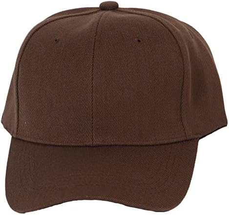 כובעי ראש גברים של רגיל בייסבול כובע - מתכוונן מוצק צבע כדור כובע עבור גברים או נשים