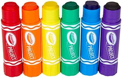 12 חבילות: 6 סמק. Crayola® Project ™ מקלות צבע יבש מהיר
