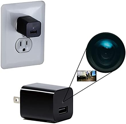 מטען מצלמת ריגול Premium Premium - מצלמה נסתרת - מצלמת ריגול מיני HD1080P - מצלמת מטען USB - מצלמת ריגול נסתרת - מצלמת