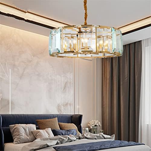 נברשת זכוכית CXDTBH לסלון זהב LED LED מנורות חדר גופי תאורה לקישוט הבית