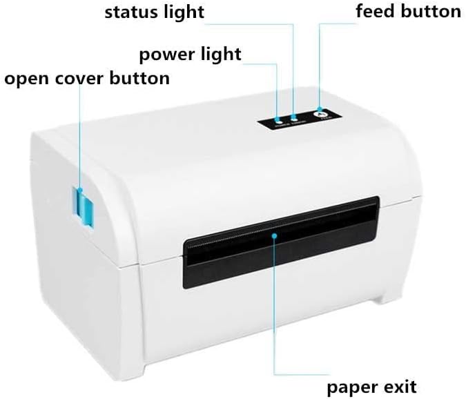 4 אינץ משלוח תווית יצרנית כתובת ברקוד רוחב 40-110 ממ מדבקת במהירות גבוהה תרמית מדפסת
