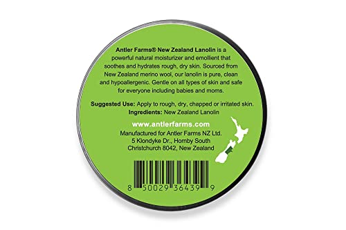 קרן צבי חוות- טהור ניו זילנד לנולין, 100 גרם, עור קרם לחות ומגן, מעודן כיתה מזור