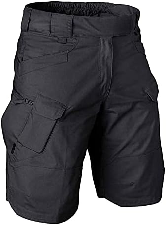 מכנסיים קצרים טקטיים לגברים, מכנסי קרב צבאיים באורך ברך מוצק