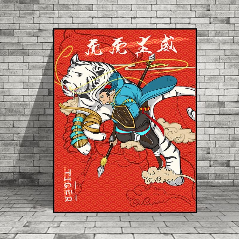 לאומי גאות דקורטיבי ציור חדש סיני האריה האריה ריקוד מלון קיר דקורטיבי קיר ציור במסעדה קיר ציור חגיגי קיר ציור5