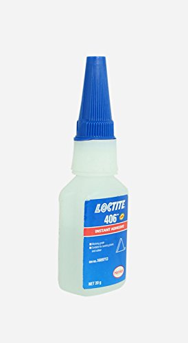 Henkel Loctite האמיתי 406 דבק סופר - דבק מיידי - 20 גרם - אידיאלי לשימוש בפלסטיק וגומי - 15 חבילה