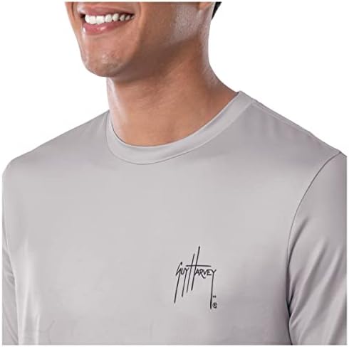 חולצת ביצועים קצרה של שרוול קצר של גיא הארווי עם 50+ הגנת שמש UPF