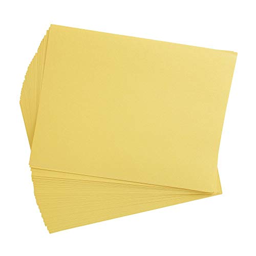 צבע נייר בנייה, צהוב, 12 אינץ 'x 18 אינץ