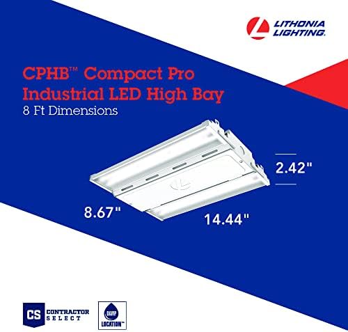 תאורת ליטוניה CPHB 30LM Mvolt 40K Compact Pro Led Bay Light, High Bay, 30000 Lumens, 4000K Light