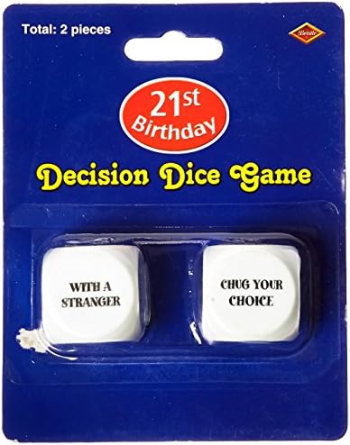 משחק קוביות החלטות ליום הולדת 21