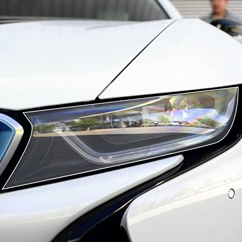 AMLAOST ריפוי עצמי TPU מדבקות הגנה על פנס פנס סרט מגן, עבור BMW I8 2014-2020 אביזרים
