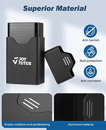 Joytutus RFID מקש FOB מגן, תיבת אלומיניום לחסימת אות מגן FOB, חוסם אות FOB מקשים, כניסה ללא מפתח כניסה חסימת