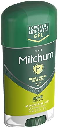 Mitchum Clear Gel antiperspirant & Deodorant לגברים, אוויר הרים - 3.4 גרם
