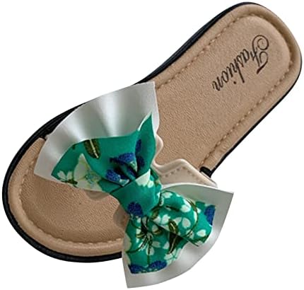 ילדי נעלי בית אופנתי ותכליתי מוגזם פרפר מתוק רך תחתון חוף ג ' לי סנדלי עבור בנות
