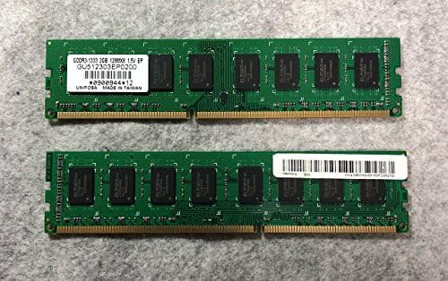 Unifosa 2GB DDR3 128MX3 PC3-10600 GU512303EP0202 זיכרון זיכרון שולחן עבודה DIMM