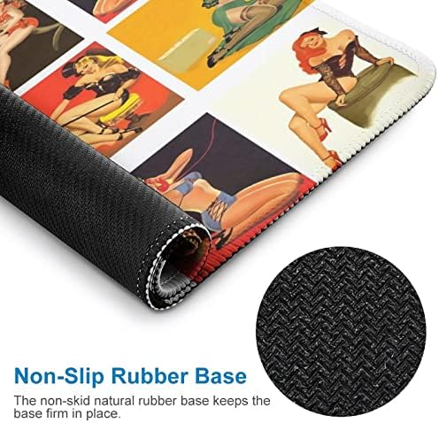 Pinup Girls Pad Mouse Pad Non-Slip Mouse Mous